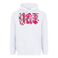 White rn breast cancer registered nurse Heavyweight Hoodie - LillyAllenDesigns