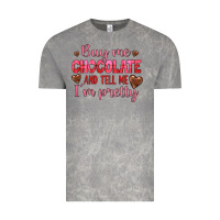 Cloud Rock buy me chocolate and tell me i'm pretty Vintage Tee - JahusDesignShop