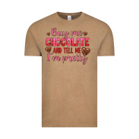 Vintage Coffee buy me chocolate and tell me i'm pretty Vintage Tee - JahusDesignShop