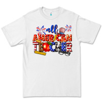 White all american teacher Premium Tee - texasbilliewilder