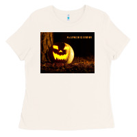 Bone Halloween Is Coming Ladies Tee - Unal Design