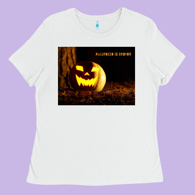 Ladies Tee Halloween Is Coming