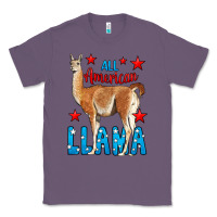 Lavender All American Lama Classic Tee - LillyAllenDesigns