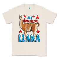 Natural All American Lama Classic Tee - LillyAllenDesigns