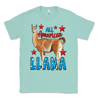 Seafoam All American Lama Classic Tee - LillyAllenDesigns
