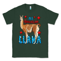 Sports Green All American Lama Classic Tee - LillyAllenDesigns
