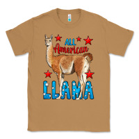 Toasted Coconut All American Lama Classic Tee - LillyAllenDesigns
