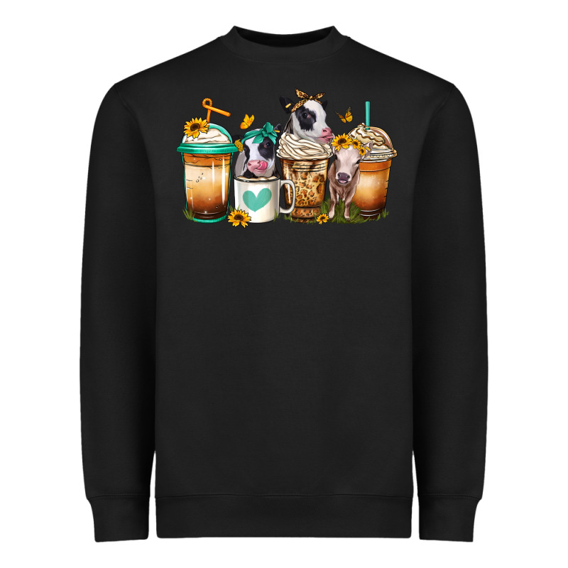 Heifers Coffee Cups Heavyweight Sweatshirt by Jasminsmagicworld | Teevron