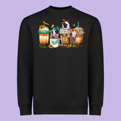 Heifers Coffee Cups Heavyweight Sweatshirt Designed By Jasminsmagicworld