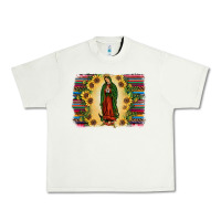 Pistachio serape our lady of guadalupe Urban Heavy Tee - JahusDesignShop