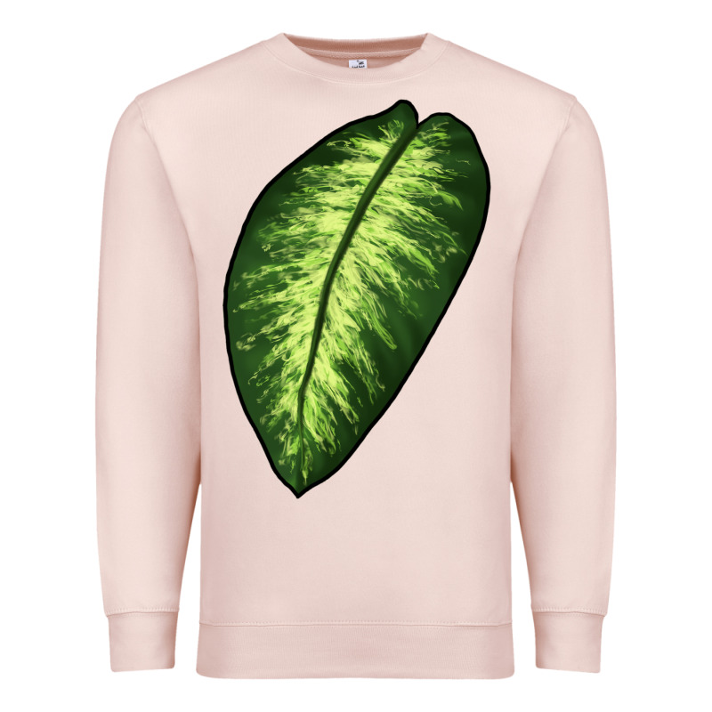 Dumb Cane Leaf Premium Sweatshirt by LillyAllenDesigns | Teevron
