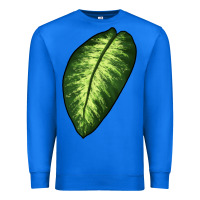 True Royal Dumb Cane Leaf Premium Sweatshirt - LillyAllenDesigns