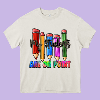 My Students Are On Point Heavy Core Tee Designed By Zillion Design Studio