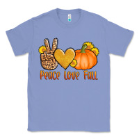 Colony Blue peace love fall Classic Tee - AdoDesignShop
