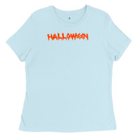 Baby Blue halloween Ladies Tee - Unal Design