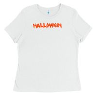 White halloween Ladies Tee - Unal Design