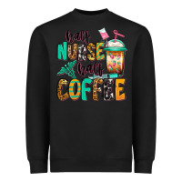 Black half nurse half coffee Heavyweight Sweatshirt - Jasminsmagicworld