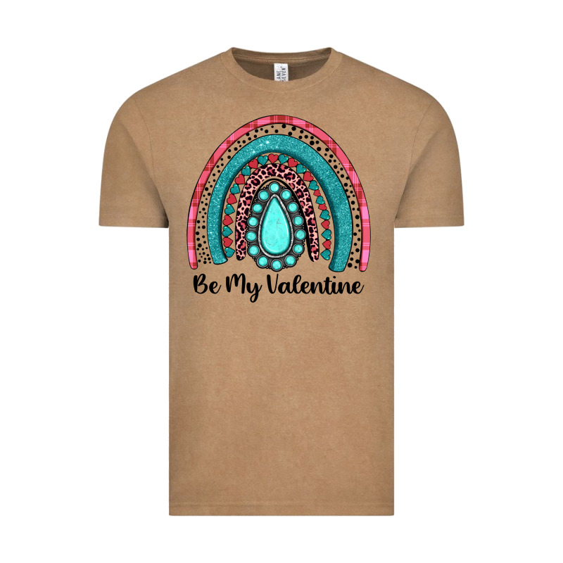 Be My Valentine Gemstone Rainbow Vintage Tee by JahusDesignShop | Teevron