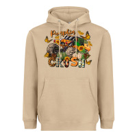 Mushroom pumpkin crush truck Heavyweight Hoodie - LillyAllenDesigns