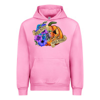 Fuchsia Pink sorta sweet sorta spooky Urban Hoodie - CowGirlArtShop
