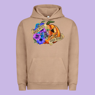 Sorta Sweet Sorta Spooky Urban Hoodie Designed By Cowgirlartshop