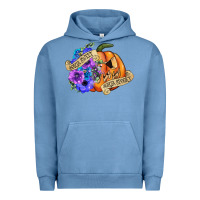 Pigment Pebble Blue sorta sweet sorta spooky Urban Hoodie - CowGirlArtShop