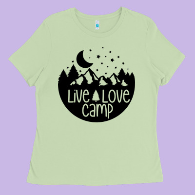 Ladies Tee Live Love Camp
