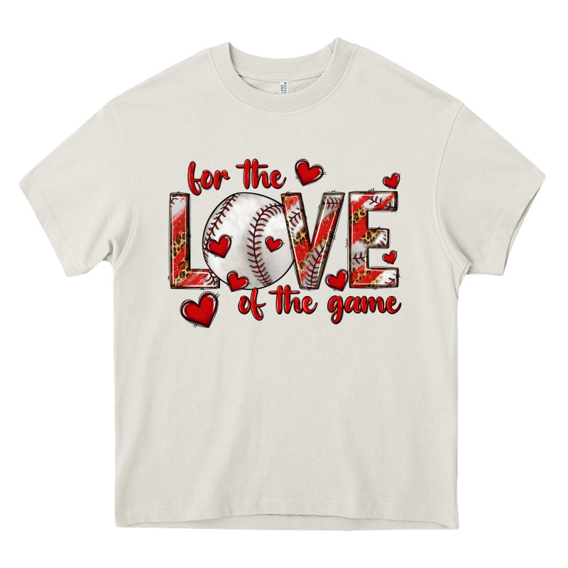 For The Love Of The Game Baseball Heavy Core Tee by texasbilliewilder | Teevron