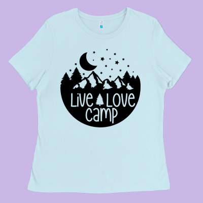 Ladies Tee Live Love Camp