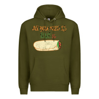 Army Green Valentine Premium Hoodie - Bettercallsaul