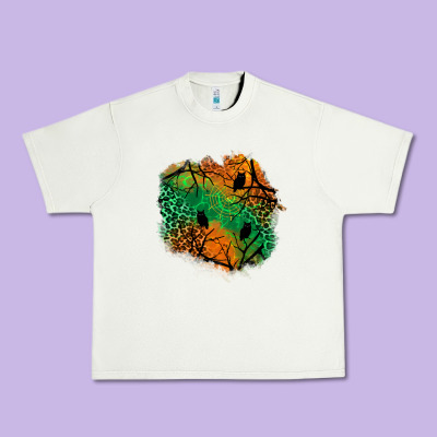 Halloween Patch  2 Urban Heavy Tee Designed By Bundleandbundleshop