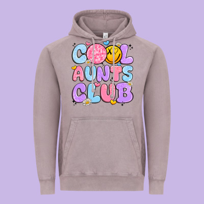 Cool Aunts Club Vintage Hoodie Designed By Jahusdesignshop