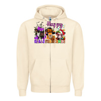 Sandshell happy hallothanksmas cows  nancy Zipper Hoodie - NancyCooperArtShop