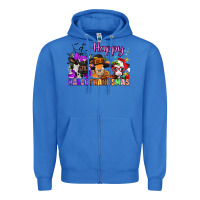 True Royal happy hallothanksmas cows  nancy Zipper Hoodie - NancyCooperArtShop