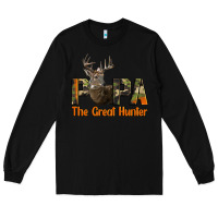 Black Western Papa The Great Deer Hunter Long Sleeve Tee - LillyAllenDesigns