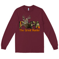 Western Papa The Great Deer Hunter Long Sleeve Tee | Teevron