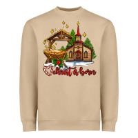Mushroom the church  chrıst is born Heavyweight Sweatshirt - AdoDesignShop