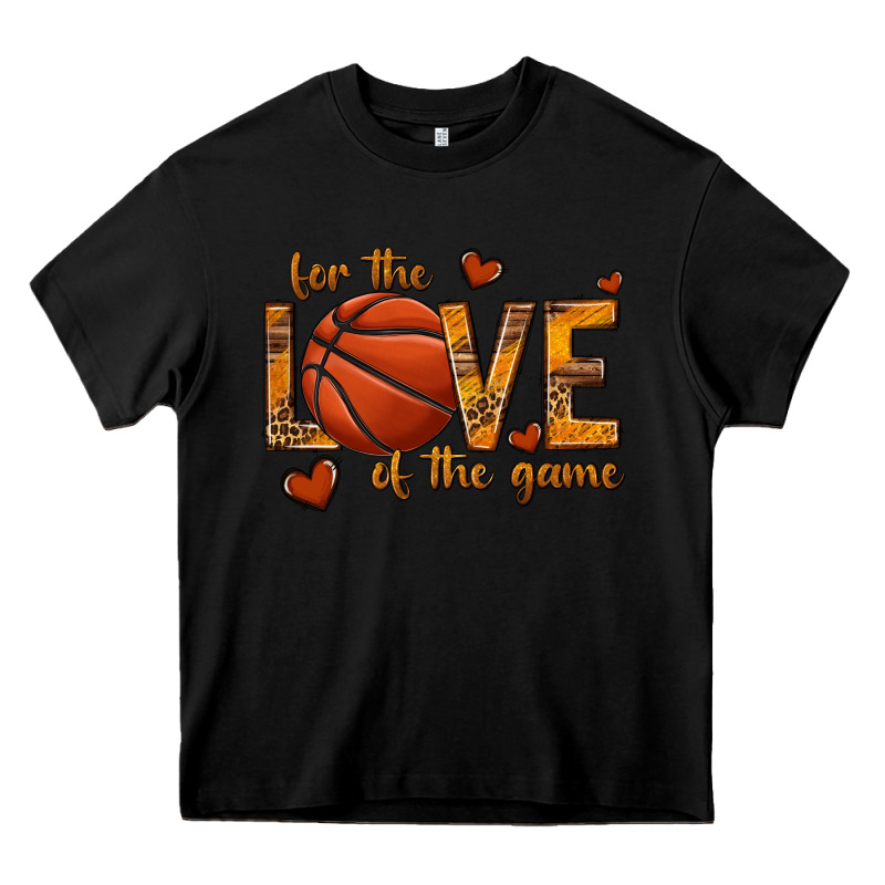For The Love Of The Game Basketball Heavy Core Tee by texasbilliewilder | Teevron