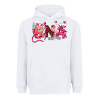 White rna breast cancer registered nurse assistant Heavyweight Hoodie - LillyAllenDesigns