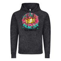 Vintage Black the princesshas arrived Vintage Hoodie - AdoDesignShop