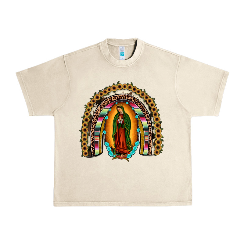 Our Lady Of Guadalupe Rainbow Urban Heavy Tee by JahusDesignShop | Teevron