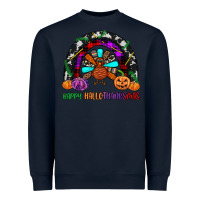 Navy happy hallothanksmas Heavyweight Sweatshirt - JahusDesignShop