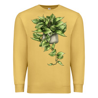 Antique Gold Golden Pothos Premium Sweatshirt - LillyAllenDesigns