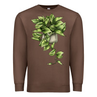 Chestnut Golden Pothos Premium Sweatshirt - LillyAllenDesigns