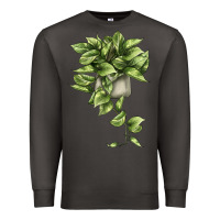 Smoke Golden Pothos Premium Sweatshirt - LillyAllenDesigns