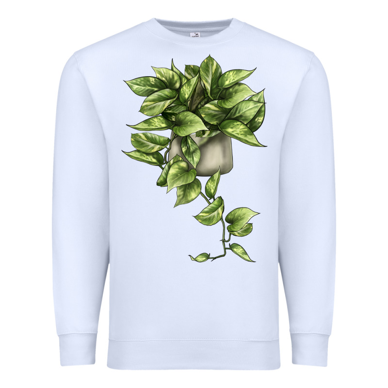 Golden Pothos Premium Sweatshirt by LillyAllenDesigns | Teevron