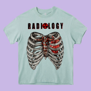 Radiology Heavy Core Tee Designed By Ranaportraitstore
