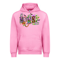 Fuchsia Pink halloween nurse Urban Hoodie - CowGirlArtShop