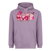 Lavender cancer coffee cups Heavyweight Hoodie - LillyAllenDesigns