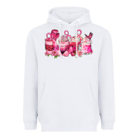 White cancer coffee cups Heavyweight Hoodie - LillyAllenDesigns